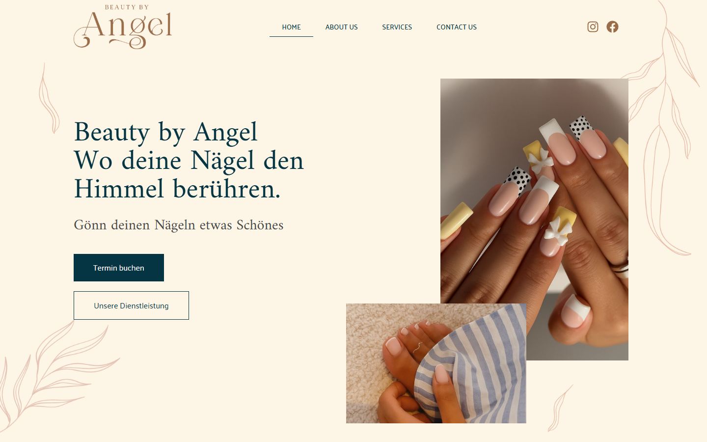 Beauty by Angel website preview