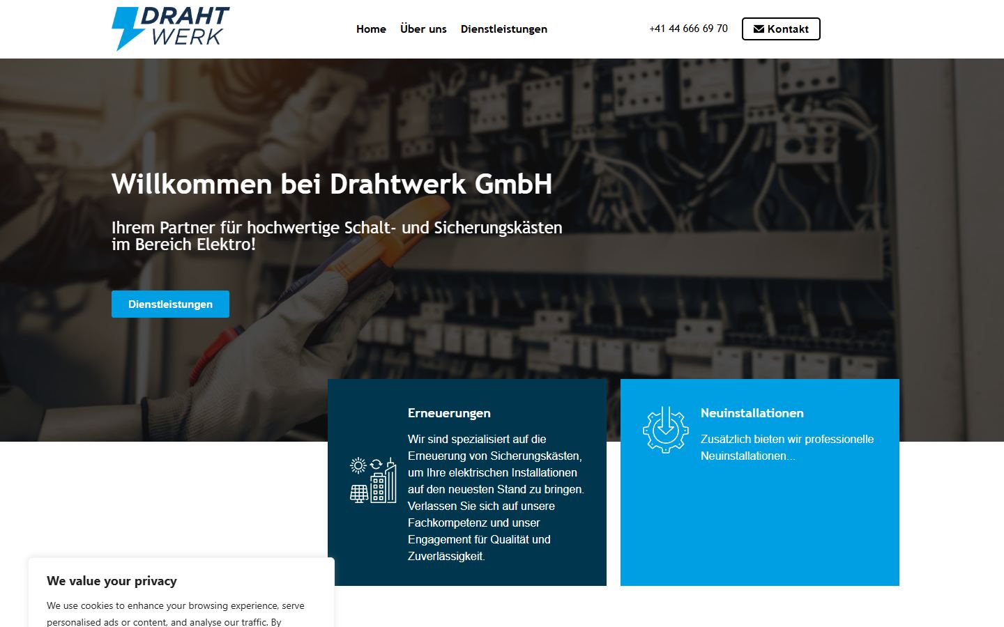 Drahtwerk GmbH website preview